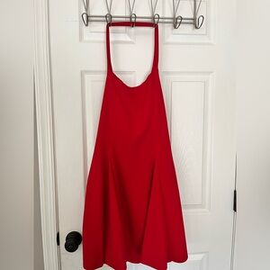 SHEIN Red Halter Mini Dress - Size L